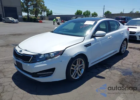 2013 Kia Optima Sx из США, поврежденный, VIN 5XXGR4A65DG234105